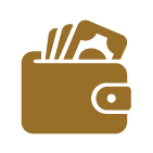 Wallet money icon