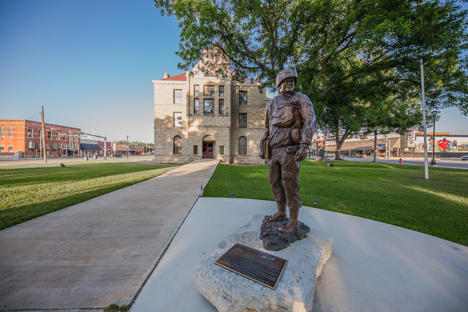 Statue in Brady, TX